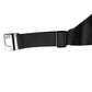 Black 100% Silk Wide Belt Waist Cummerbund