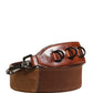 Brown Horse Velvet Leather Bag Accessory Shoulder Strap