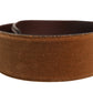 Brown Horse Velvet Leather Bag Accessory Shoulder Strap