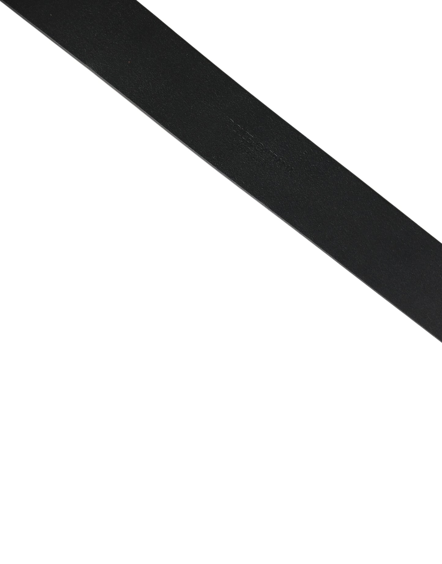 Black Calf Leather Gold Metal Buckle  Belt