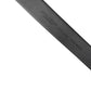 Black Calf Leather Silver Metal Buckle Belt
