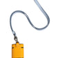 Case Yellow Calf Leather Logo Flip Holder Strap Airpods