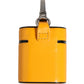 Case Yellow Calf Leather Logo Flip Holder Strap Airpods