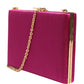 Pink Cotton Clutch Evening Crossbody Women Purse Bag