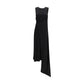 Black Viscose Casual Dress