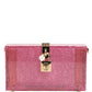 Pink DOLCE BOX Clutch Crossbody Women Evening Borse Bag