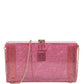 Pink DOLCE BOX Clutch Crossbody Women Evening Borse Bag