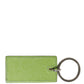 Green Calf Leather DG Logo Metal Ring Keyring Keychain
