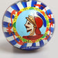 Multicolor Hand Painted Sicilian Ornament Christmas Ball