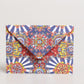 Multicolor Carretto Siciliano Envelope Post Card Holder