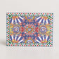 Multicolor Carretto Siciliano Envelope Post Card Holder