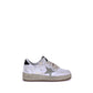 White Calf Leather Bos Taurus Low Top Sneakers