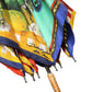 Multicolor Carretto Siciliano Print Collapsible Umbrella