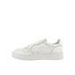 White Leather Athletic Sneakers