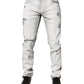 Light Gray Distressed Skinny Men Denim Jeans