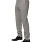Gray Cotton Skinny Dress Formal Trouser Pants