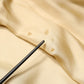 Yellow Silk Button Down Men Oversize Shirt