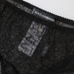 Black Nylon Stretch Mid Waist Brief Underwear