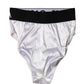 White Logo Brief High Waist Panty Underwear