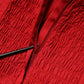 Red Cotton A-Line Sleeveless Mini Dress