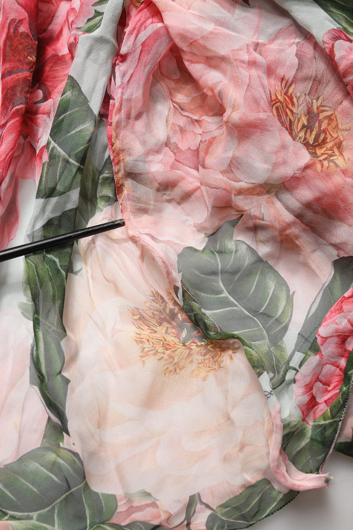 Multicolor Floral Silk Layered Maxi Dress