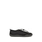 Black Fabric Athletic Sneakers
