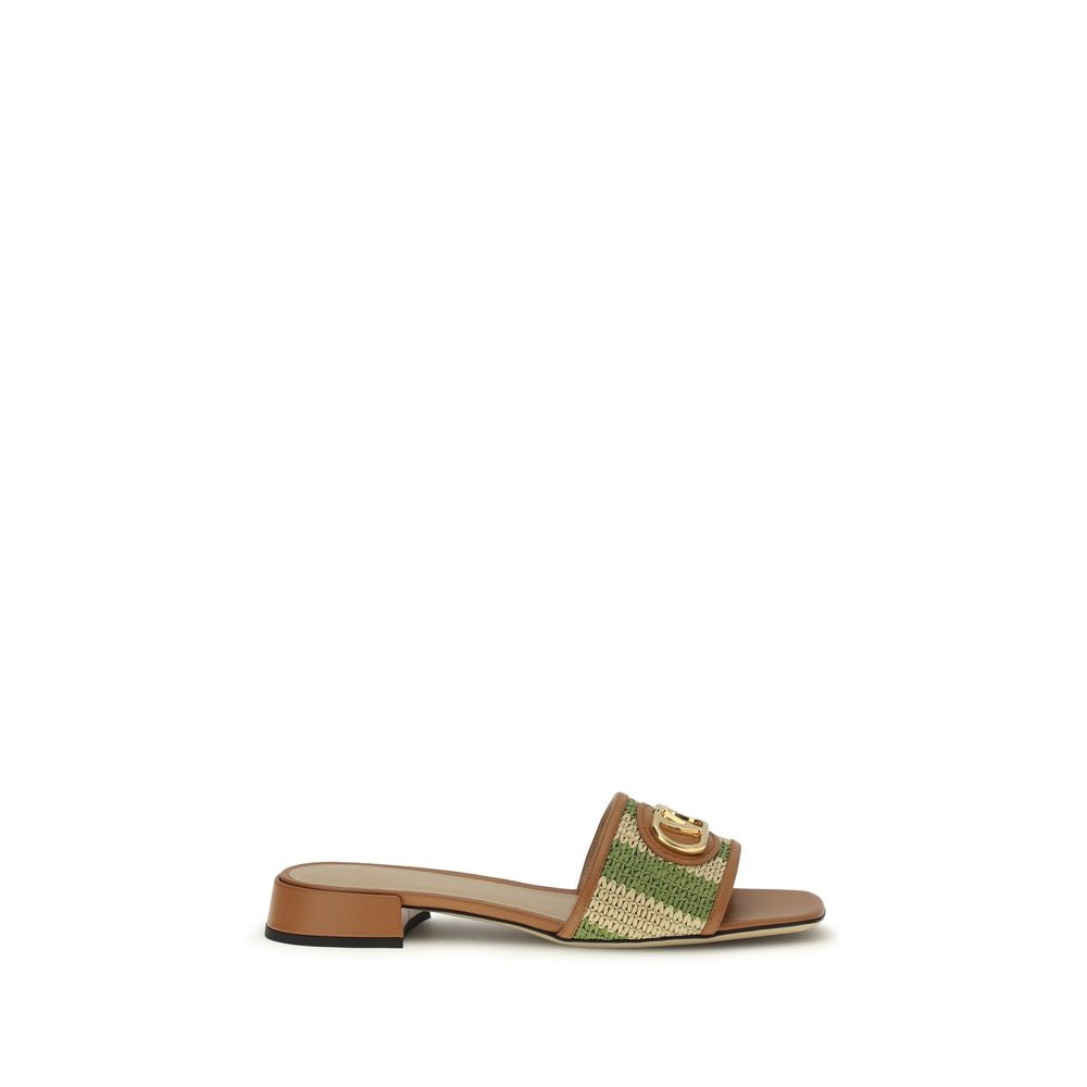 Multicolor Calf Leather Bos Taurus Sandals