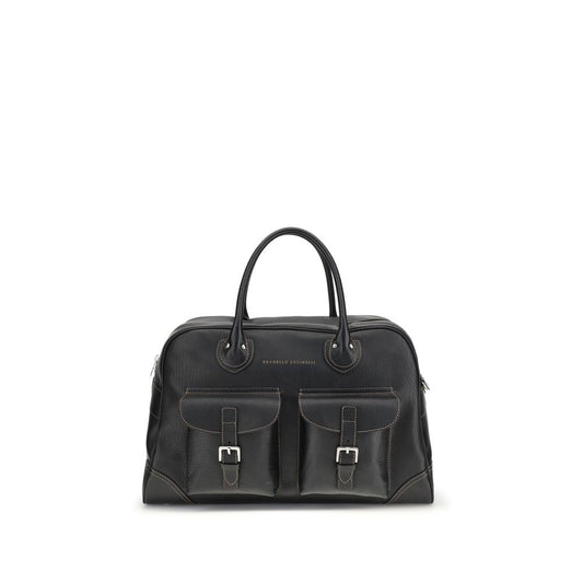Black Calf Leather Bos Taurus Shoulder Bag