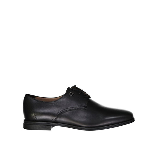 Black Calfskin Oxfords And Derbies