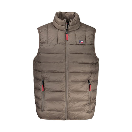 Marrone Poliammide Men's Gilet