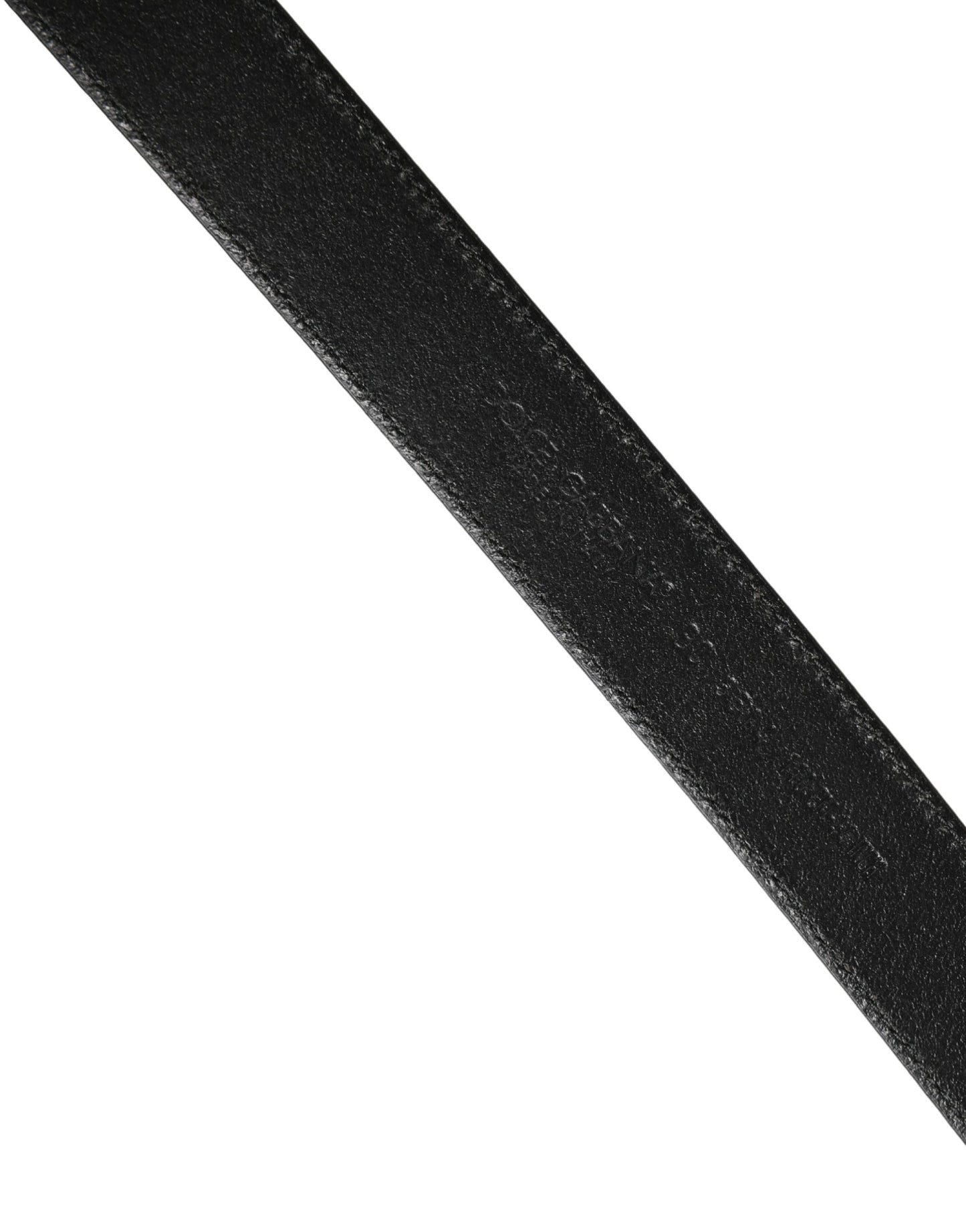 Men Black Classic Leather Metal Buckle Belt