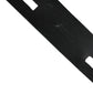 Black Double Strap Leather Silver Buckle Belt