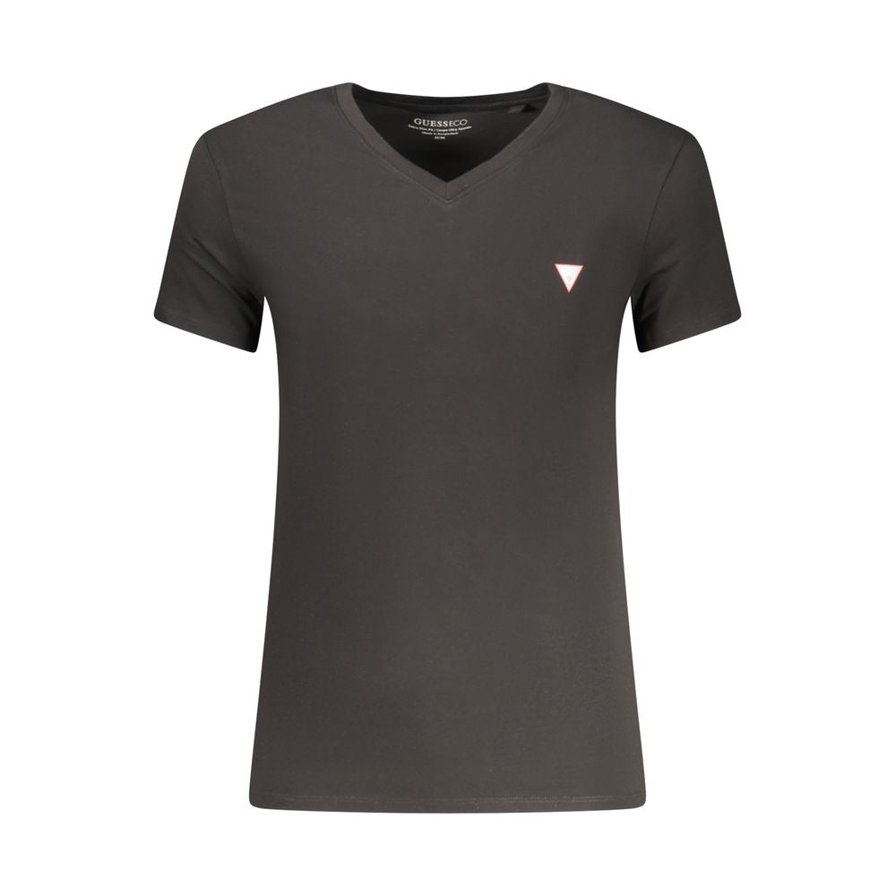 Black Cotton Men's T-Shirt