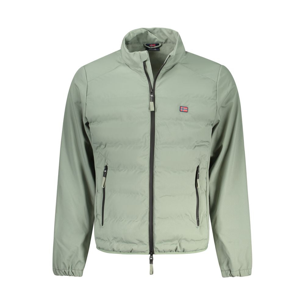 Verde Polyester Men Jacket