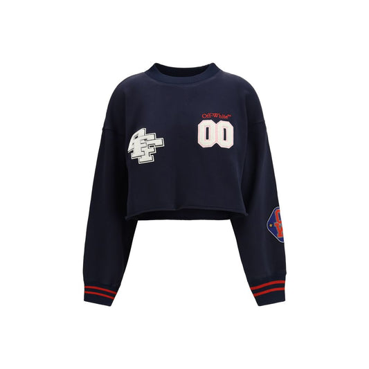 Blue Cotton Sweatshirt