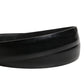 Men Black Classic Leather Metal Buckle Belt