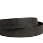 Men Black Classic Leather Metal Buckle Belt