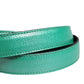 Men Green Classic Leather Metal Buckle Belt