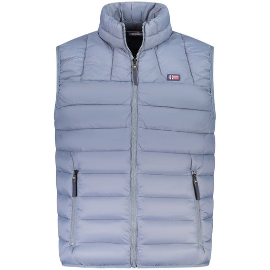 Gray Polyamide Men's Vest