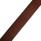 Men Brown Classic Leather Metal Buckle Belt
