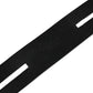 Black Double Strap Leather Silver Buckle Belt