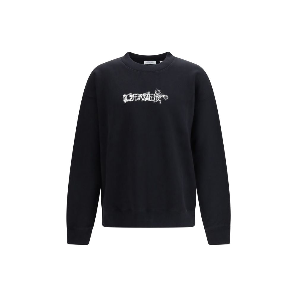 Black Cotton Sweatshirt