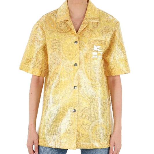 Bicolor Nylon Pattern Shirt
