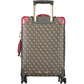 Marrone Poliuretano Women's Travel Trolley