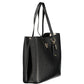 Black Polyurethane Women's Handbag
