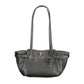 Nero Polyurethane Women Handbag