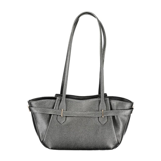 Nero Polyurethane Women Handbag