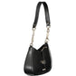 Black Polyurethane Women Handbag