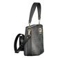 Black Polyurethane Women Handbag