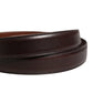 Men Brown Classic Leather Metal Buckle Belt
